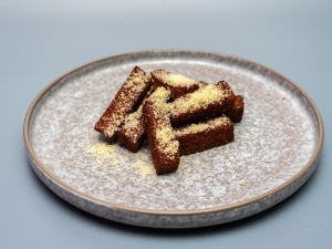 Гренки с пармезаном Гренки с пармезаном