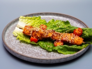 Шашлык из лосося Шашлык из лосося