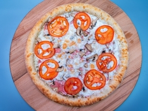 Пицца «Ветчина грибы» 32см Пицца «Ветчина грибы» 32см