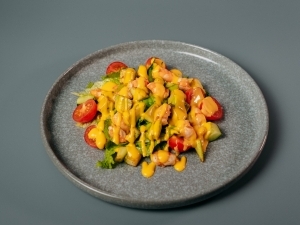 Креветка с соусом манго Креветка с соусом манго