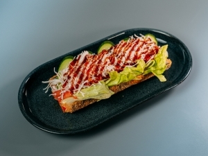 Хот-дог с крабом Хот-дог с крабом