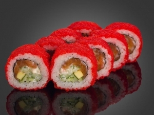 Калифорния с лососем Калифорния с лососем